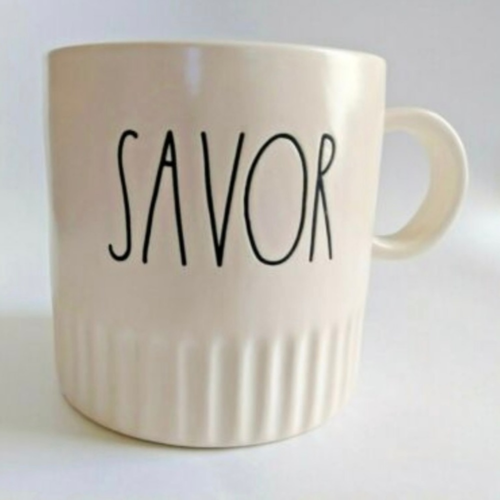 🎈🎈~Rae Dunn~"SAVOR"~Coffee/Tea/Coco Mug~NEW~ ❤️